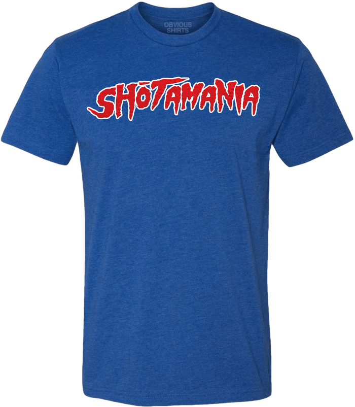SHOTAMANIA (BLUE) - OBVIOUS SHIRTS