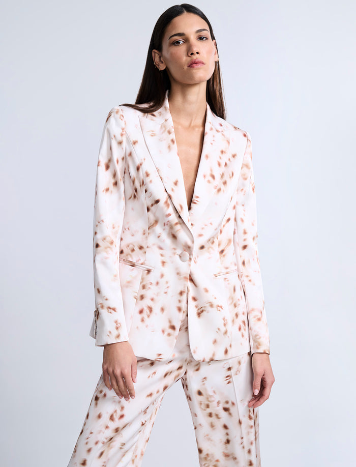 Single Breasted Animal Print