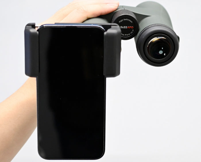Smartphone holder for SRBC APO binoculars