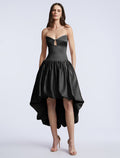 Solid Bubble Hem Dress
