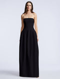 Solid Structured Gown