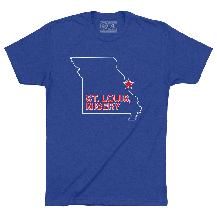 ST. LOUIS, MISERY. - OBVIOUS SHIRTS