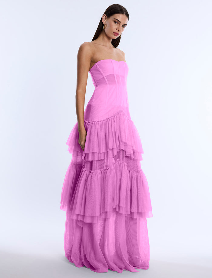 Strapless Corset Gown