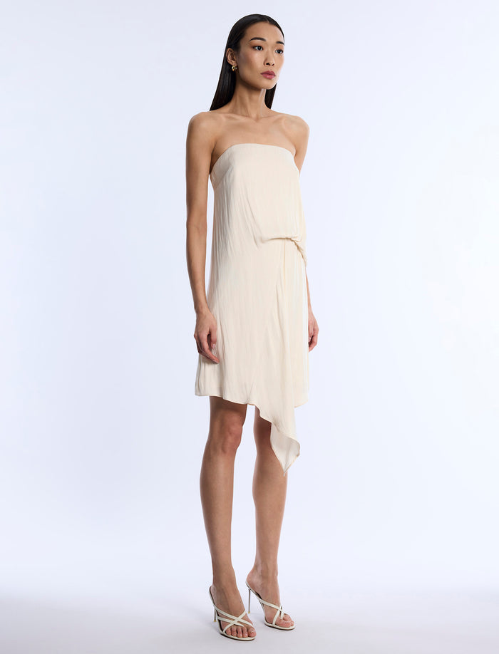 Strapless Drape Dress