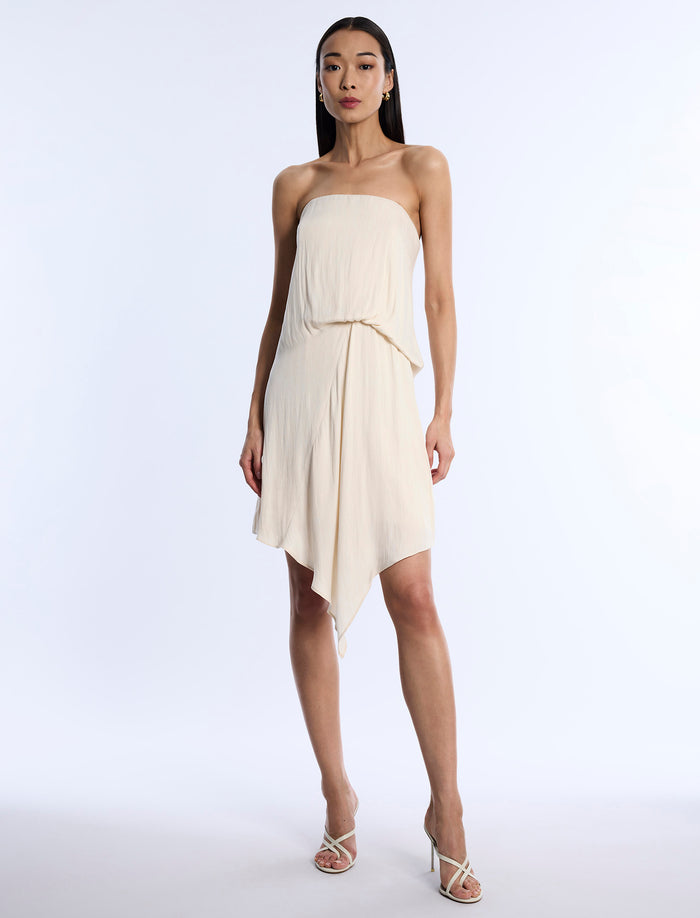 Strapless Drape Dress