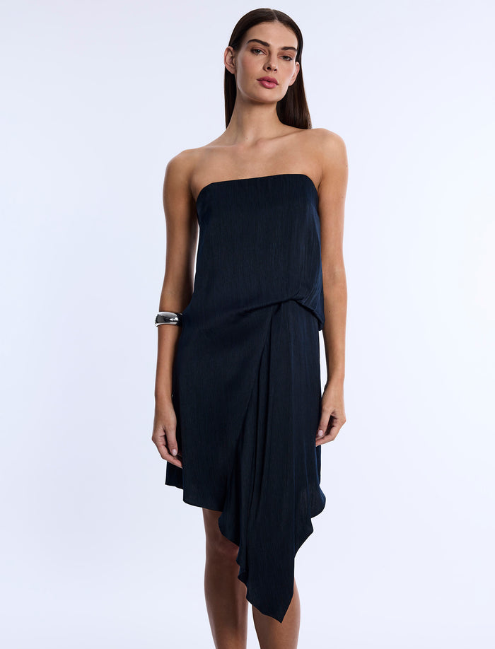 Strapless Drape Dress