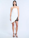 Strapless Lace Inset Dress