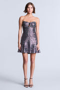 Strapless Sequin Mini Dress
