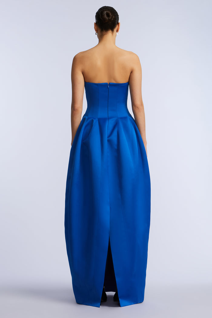 Strapless Structured Gown