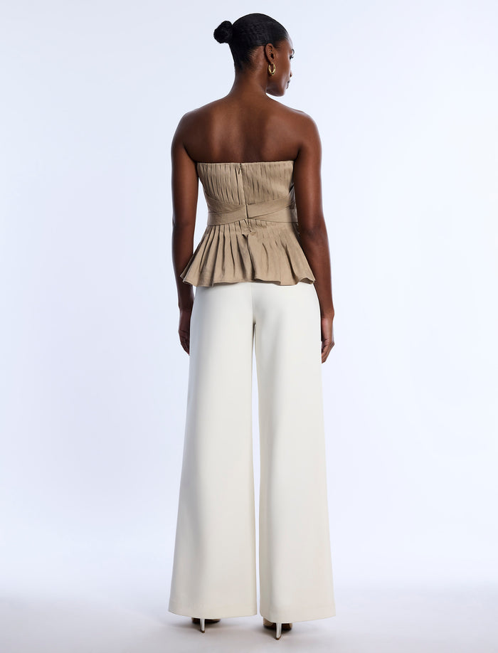 Stretch Linen Top