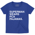 SUPERMAN WEARS PCA PAJAMAS (YOUTH) - OBVIOUS SHIRTS