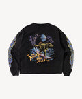 SURFING DINO TEE T-Shirts X-SMALL / BLACK - BRUT Clothing
