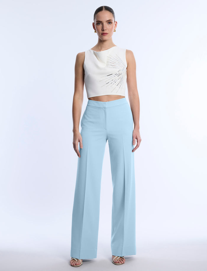 Tailored Straight Leg Pant