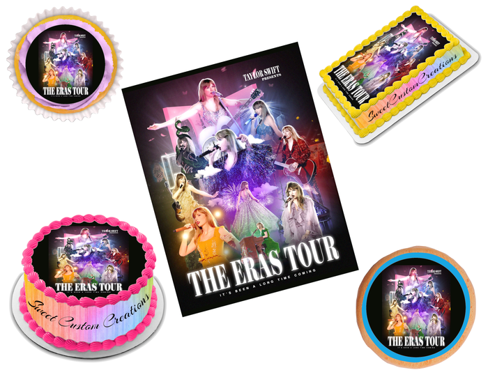 Taylor Swift Edible Image Frosting Sheet #10 (70+ sizes)