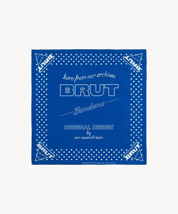 THE ARCHIVE BANDANA Bandana ONE SIZE / BLUE - BRUT Clothing