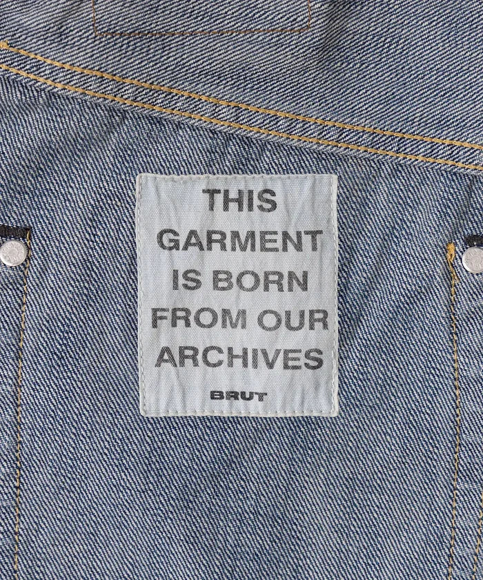 THE ARCHIVES DENIM Pants US26 / FR36 / STAINED MID BLUE - BRUT Clothing