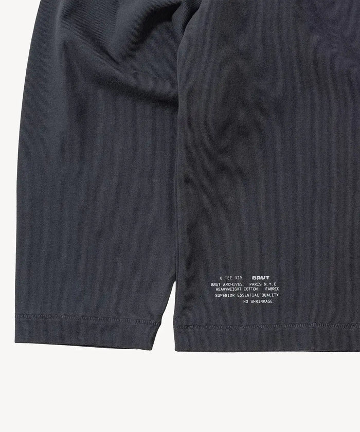 THE BEST LONG-SLEEVE POCKET TEE T-Shirts X-SMALL / SLATE - BRUT Clothing