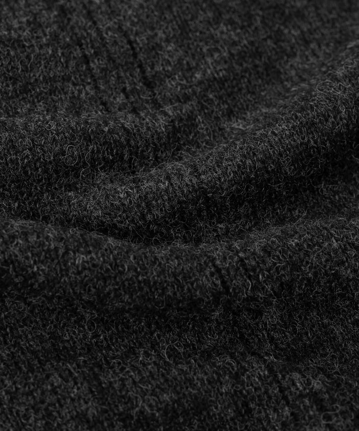 THE BEST SHETLAND SWEATER Knitwear X-SMALL / CHARCOAL - BRUT Clothing