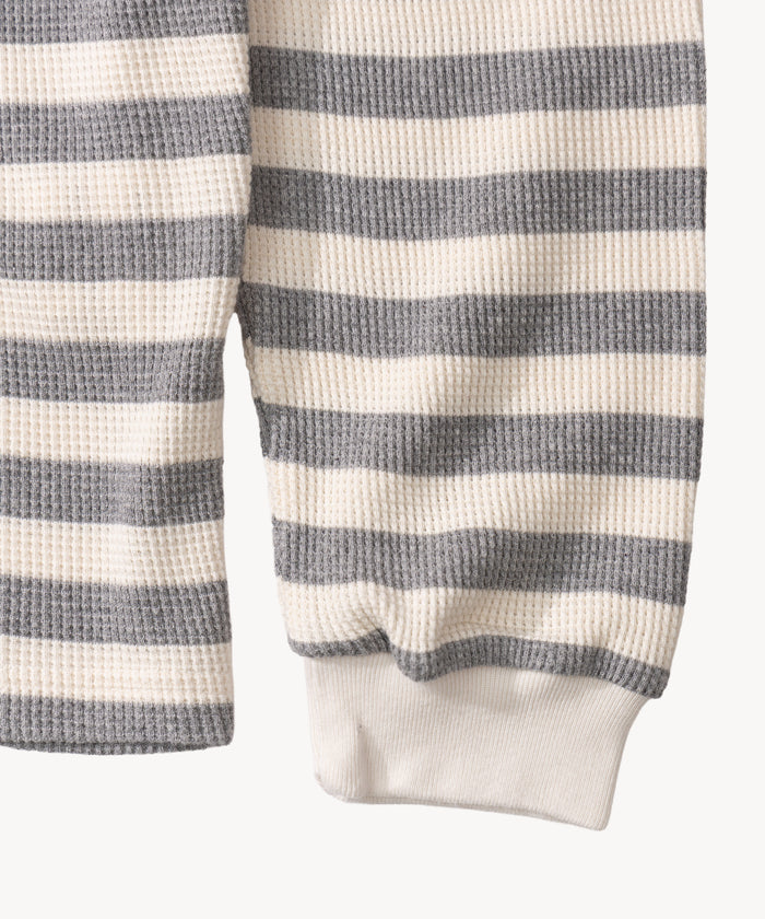 THE BEST THERMAL T-Shirts X-SMALL / GREY STRIPE - BRUT Clothing