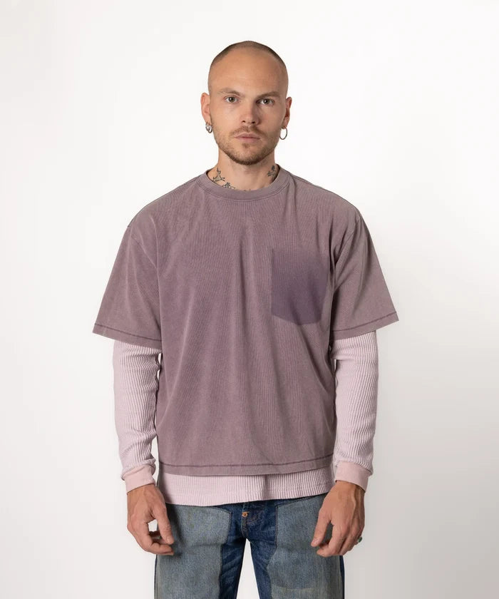 THE BEST THERMAL T-Shirts X-SMALL / LAVENDER - BRUT Clothing