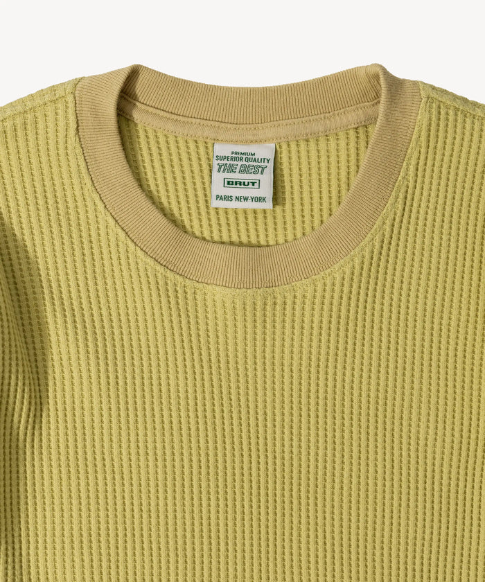 THE BEST THERMAL T-Shirts X-SMALL / PEAR - BRUT Clothing