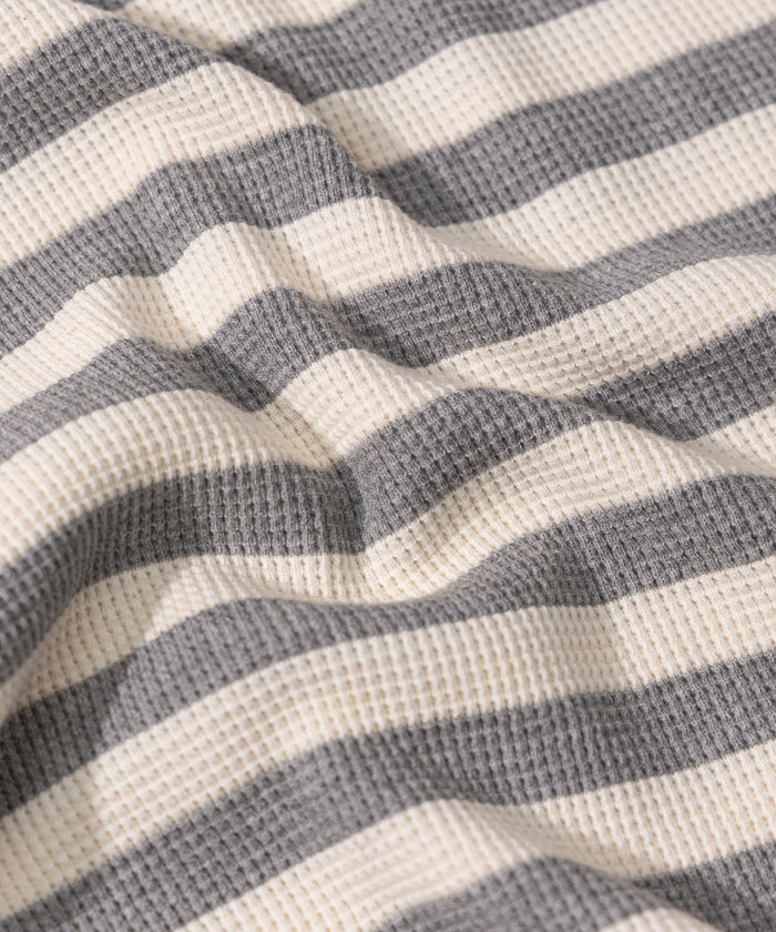 THE BEST THERMAL T-Shirts X-SMALL / GREY STRIPE - BRUT Clothing