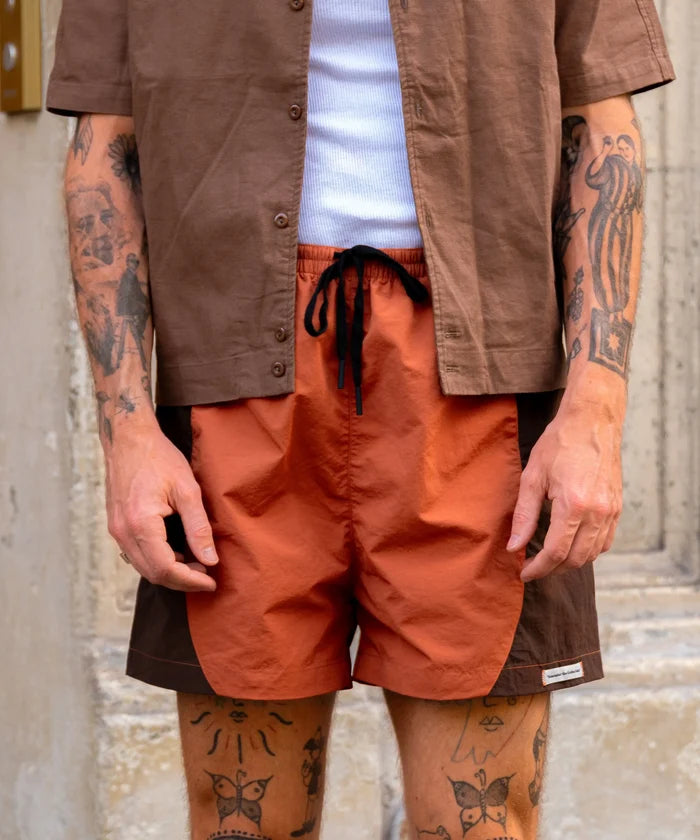 THE BOARD SHORTS Shorts X-SMALL / BROWN - BRUT Clothing