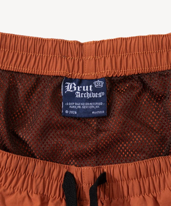THE BOARD SHORTS Shorts X-SMALL / BROWN - BRUT Clothing