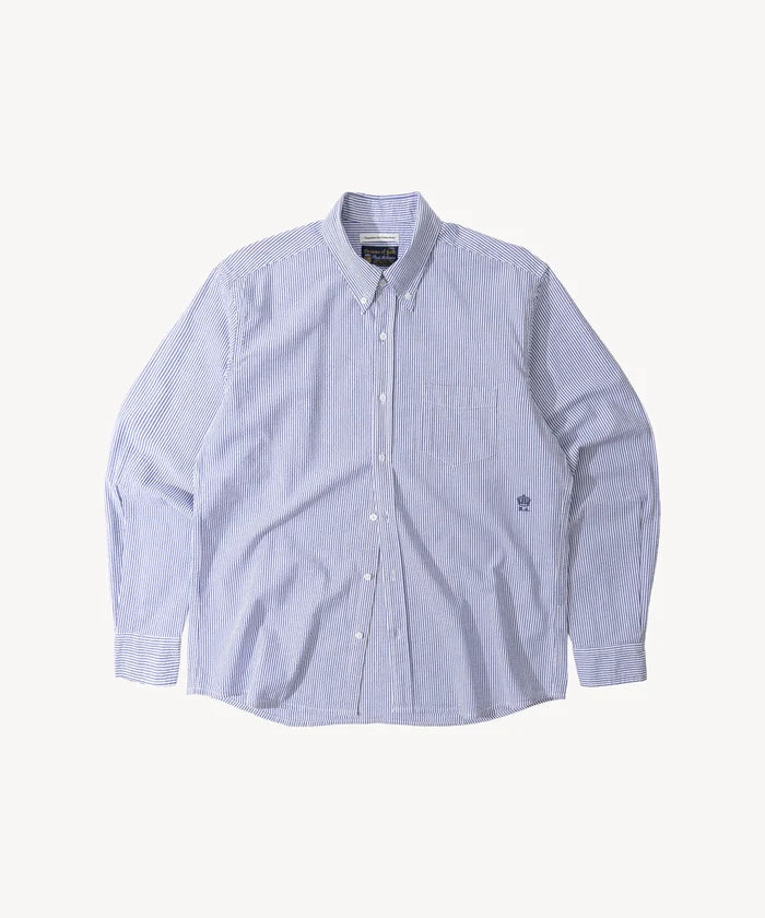 THE BUTTON DOWN SHIRT Shirts X-SMALL / BLUE - BRUT Clothing