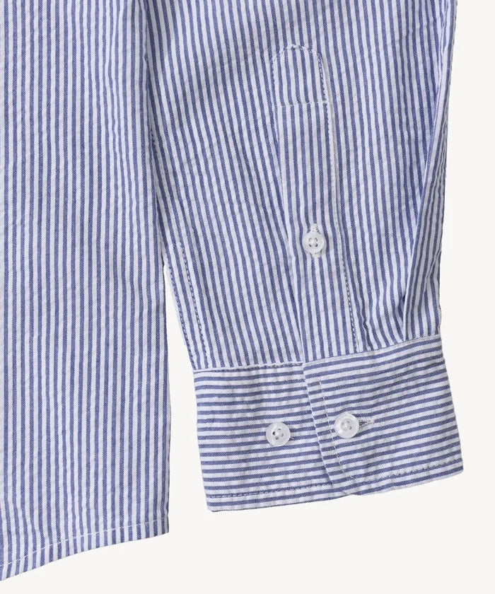 THE BUTTON DOWN SHIRT Shirts X-SMALL / BLUE - BRUT Clothing