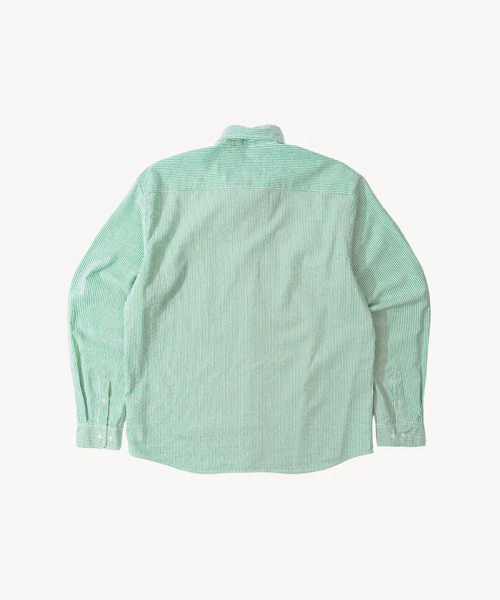 THE BUTTON DOWN SHIRT Shirts X-SMALL / GREEN - BRUT Clothing