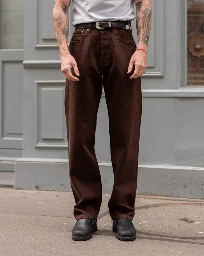 THE CLASSIC DENIM Pants US26 / FR36 / OVERDYED PROCESS - BROWN - BRUT Clothing