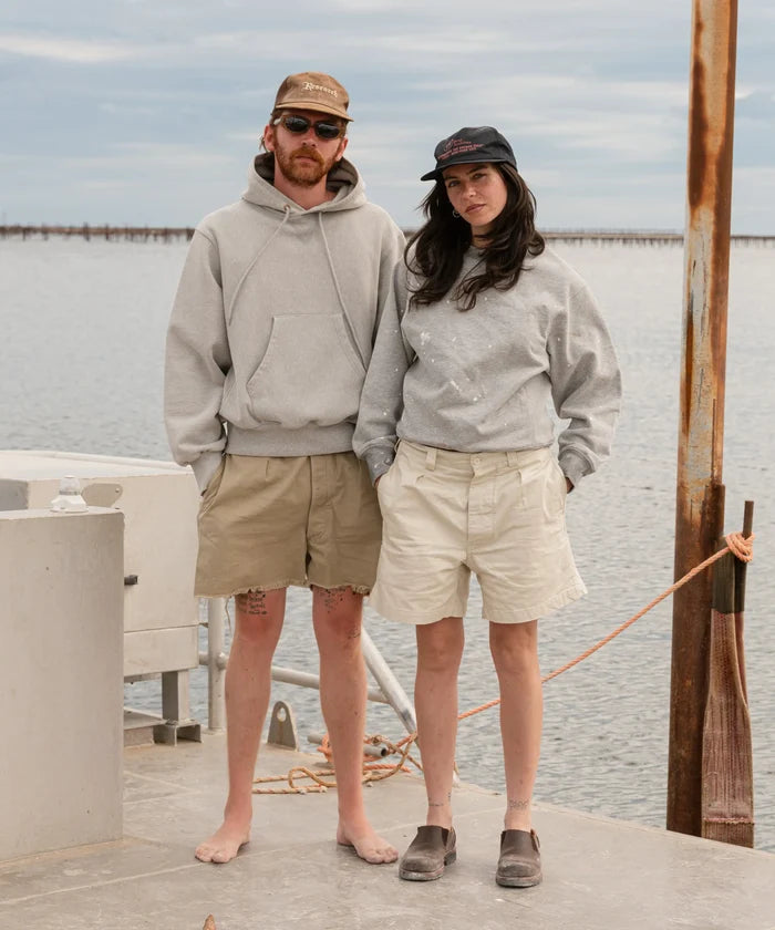 THE CLASSIC HOODIE Sweatshirts X-SMALL / HEATHER GREY - BRUT Clothing