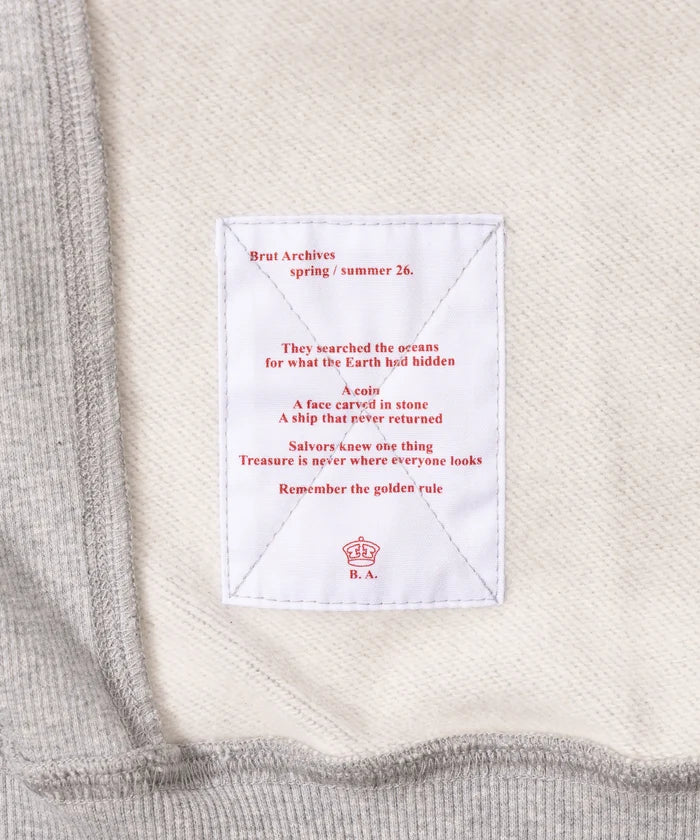 THE CLASSIC HOODIE Sweatshirts X-SMALL / HEATHER GREY - BRUT Clothing
