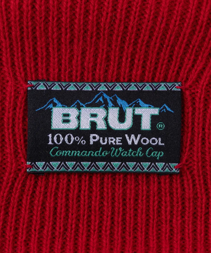 THE COMMANDO WATCH CAP Hats and Caps ONE SIZE / RED - BRUT Clothing