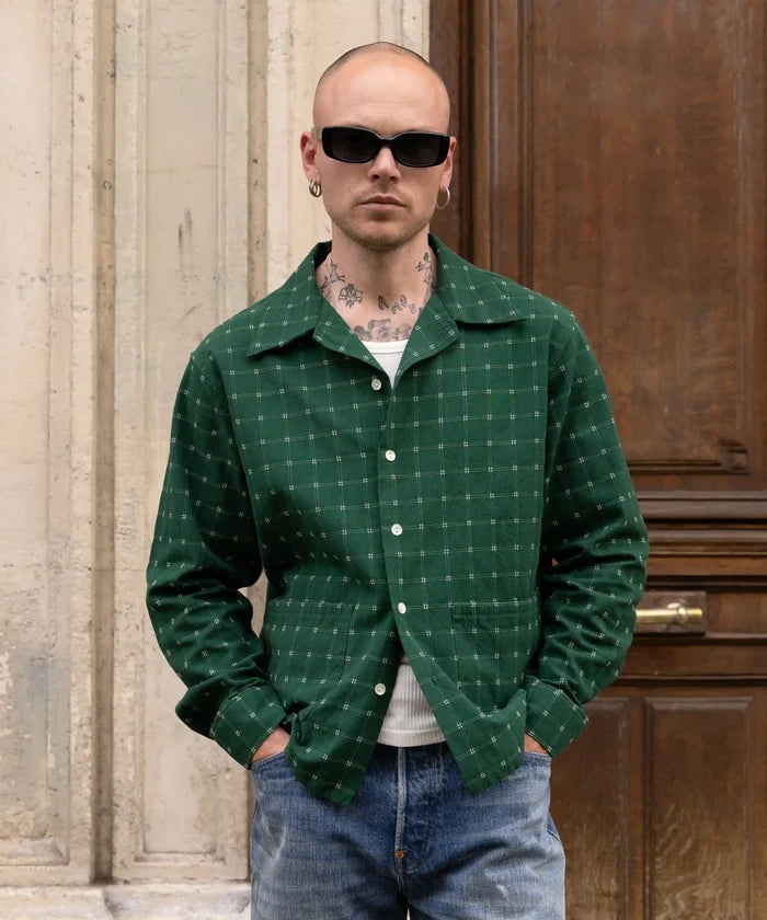 THE COQUETTE SHIRT Shirts X-SMALL / GREEN - BRUT Clothing