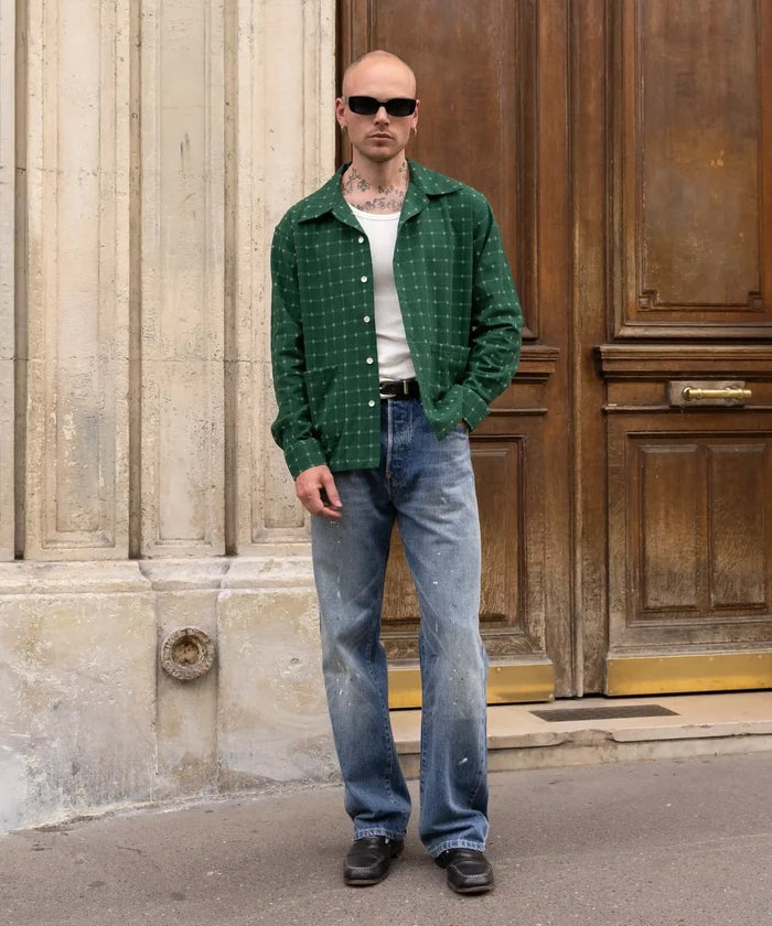 THE COQUETTE SHIRT Shirts X-SMALL / GREEN - BRUT Clothing