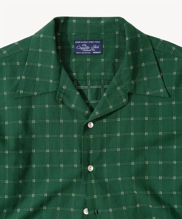 THE COQUETTE SHIRT Shirts X-SMALL / GREEN - BRUT Clothing