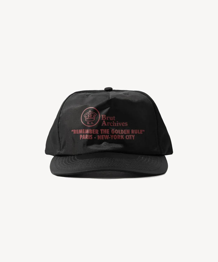 THE CROWN CAP Hats and Caps ONE SIZE / BLACK - BRUT Clothing