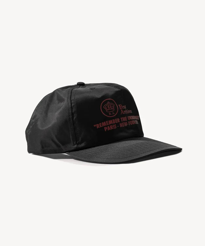 THE CROWN CAP Hats and Caps ONE SIZE / BLACK - BRUT Clothing