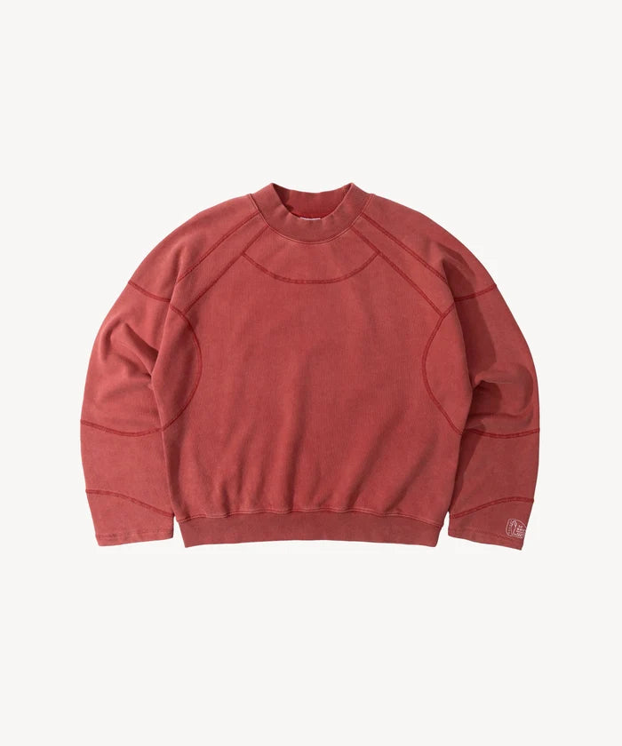 THE DIVING SWEAT Sweatshirts X-SMALL / FADED RED - BRUT Clothing