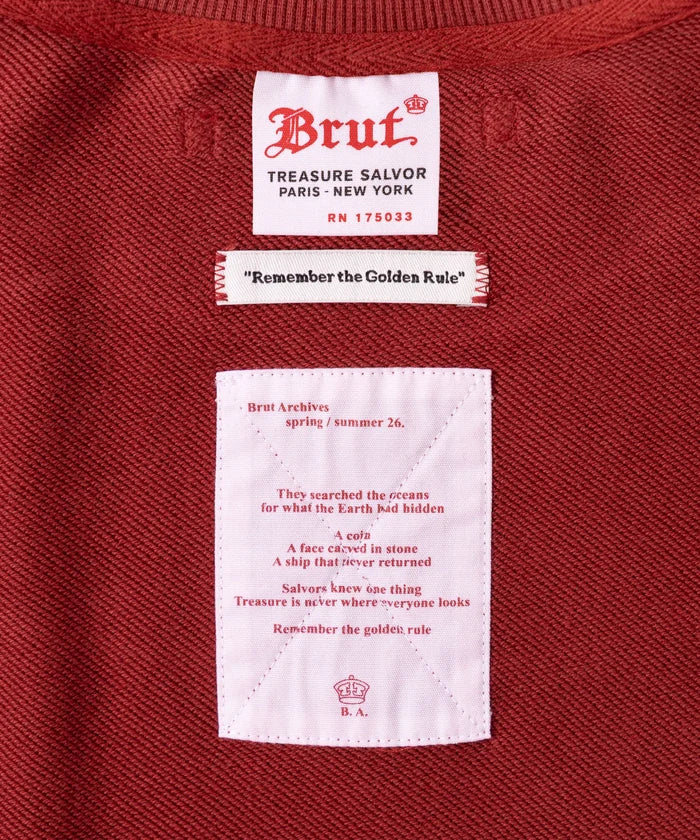 THE DIVING SWEAT Sweatshirts X-SMALL / FADED RED - BRUT Clothing