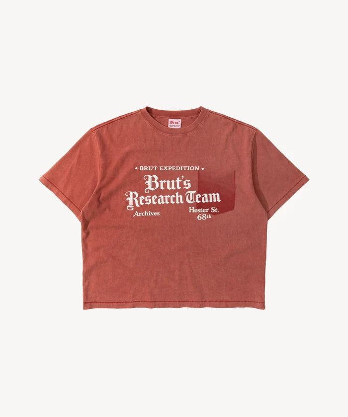 THE EXPEDITION TEE T-Shirts X-SMALL / FADED RED - BRUT Clothing