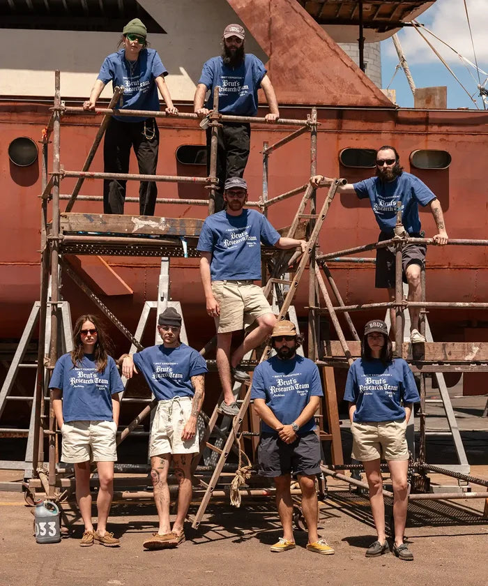 THE EXPEDITION TEE T-Shirts X-SMALL / FADED BLUE - BRUT Clothing
