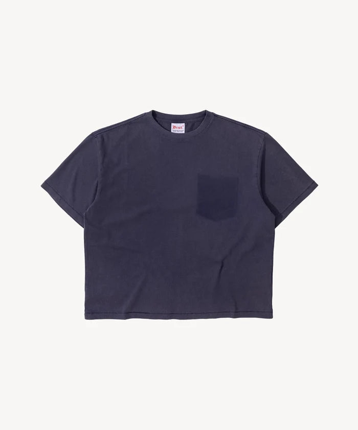 THE GHOST TEE T-Shirts X-SMALL / FADED DEEP BLUE - BRUT Clothing