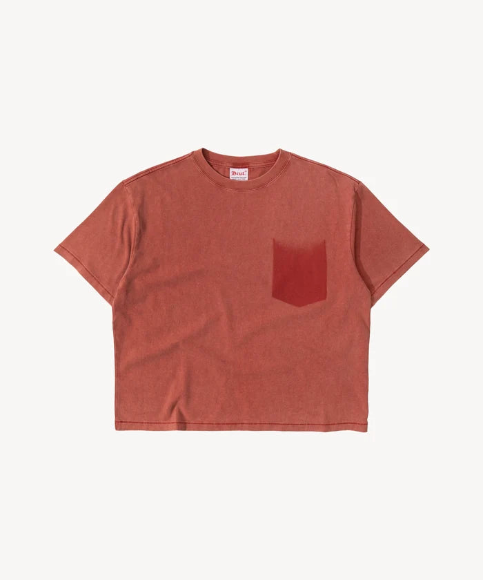 THE GHOST TEE T-Shirts X-SMALL / FADED RED - BRUT Clothing