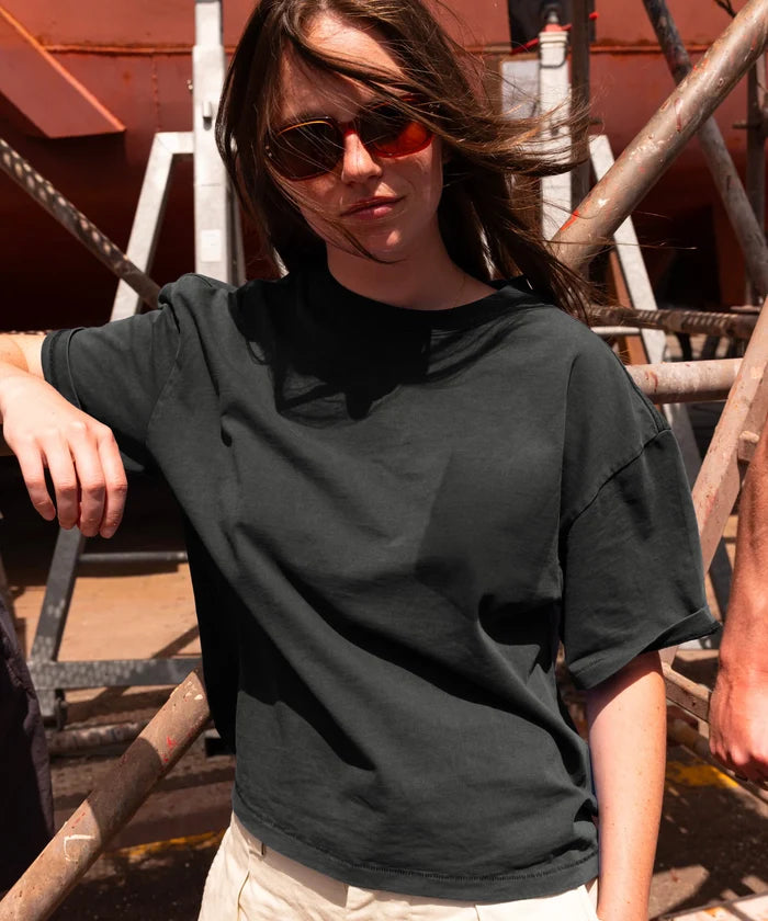 THE GHOST TEE T-Shirts X-SMALL / FADED BLACK - BRUT Clothing