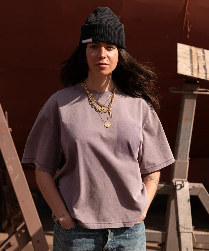 THE GHOST TEE T-Shirts X-SMALL / FADED PURPLE - BRUT Clothing
