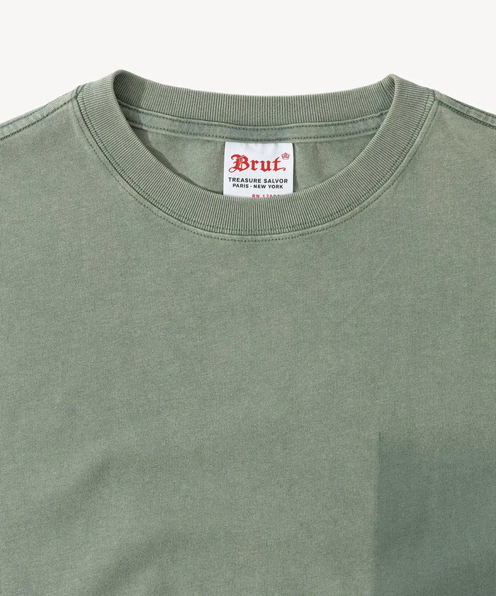 THE GHOST TEE T-Shirts X-SMALL / FADED SAGE - BRUT Clothing