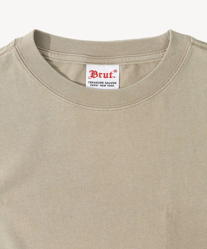 THE GHOST TEE T-Shirts X-SMALL / FADED STONE - BRUT Clothing
